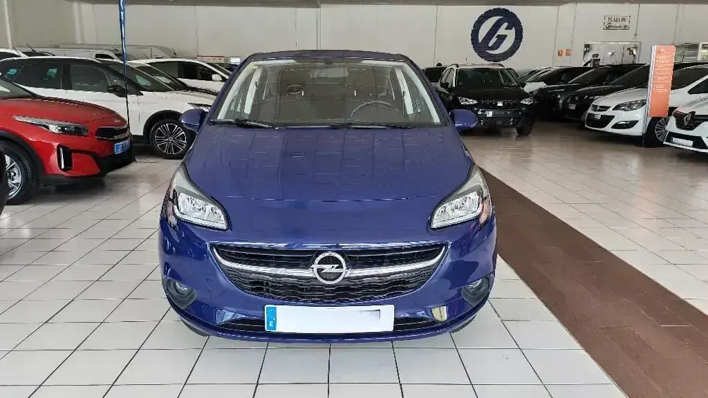 Usado Opel Corsa Expression 90 CV (66 kW) 2016 Azul Utilitario