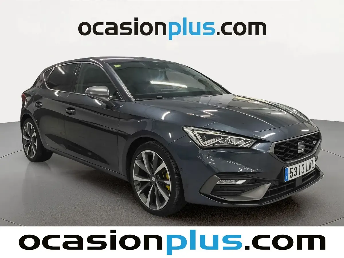 Usado Seat Leon FR 150 CV (110 kW) 2020 Gris Utilitario