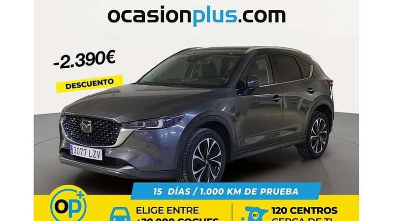 Usado Mazda CX-5 150 CV (110 kW) 2022 Gris SUV