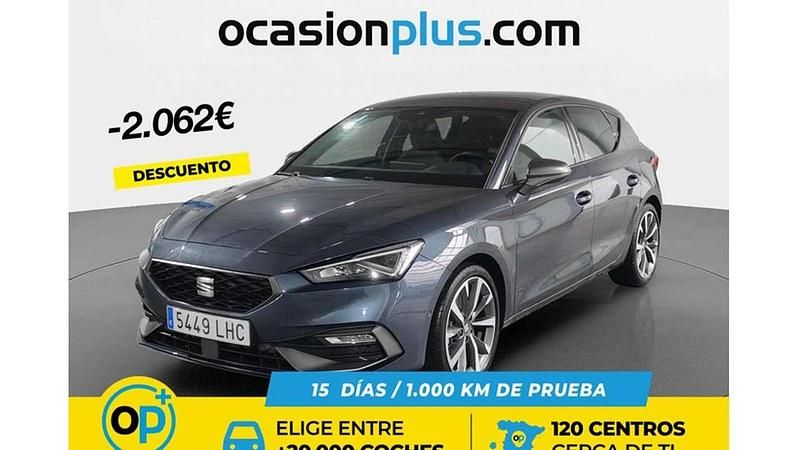 Usado Seat Leon FR 150 CV (110 kW) 2020 Gris Utilitario