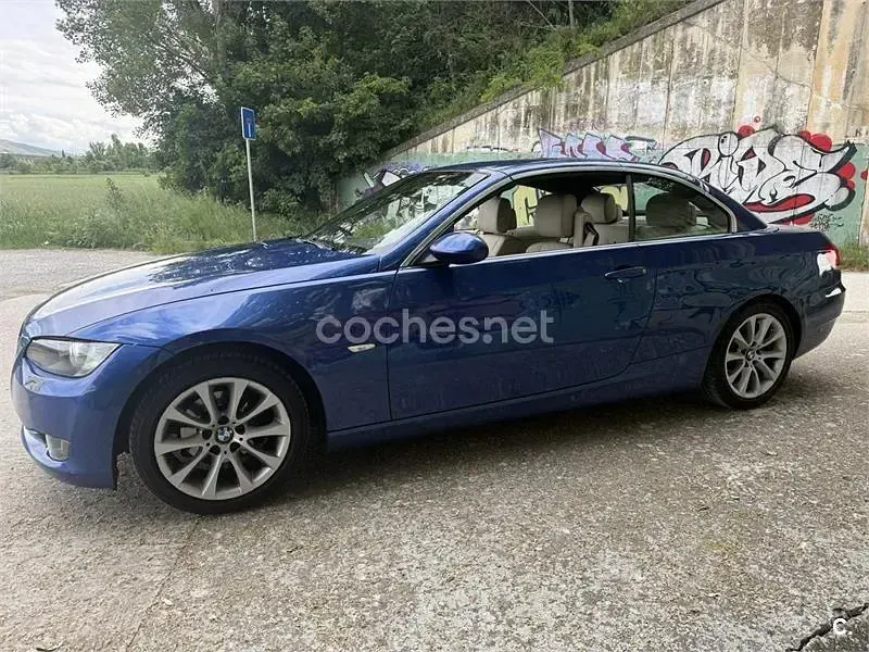 Usado BMW 320 Cabriolet 170 CV (125 kW) 2009 Azul Descapotable