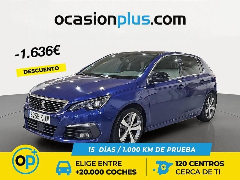 Azul Usado 2018 Peugeot 308 GT-line Berlina | 13.490 € (Precio justo) - Imagen 1/4