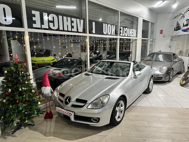 Usado Mercedes SLK200 184 CV (135 kW) 2009 Gris / plata Descapotable
