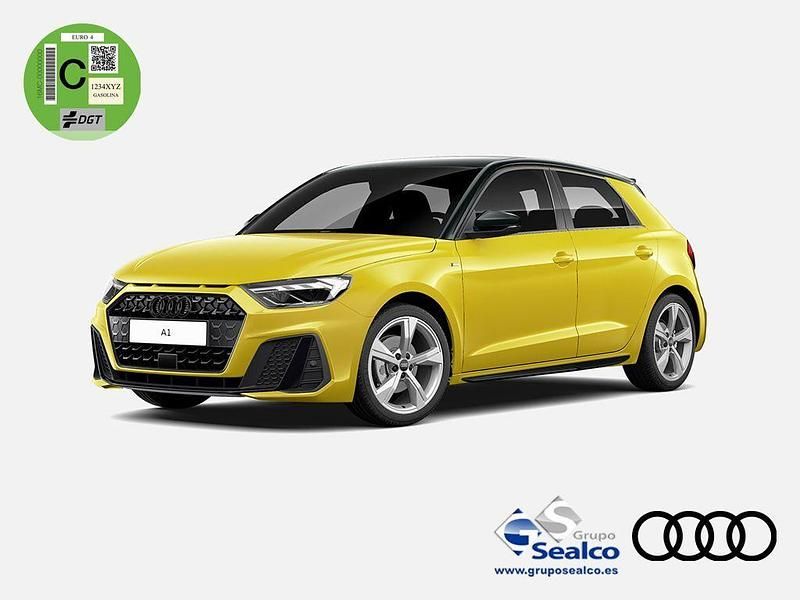Amarillo Usado 2022 Audi A1 Sportback Black Edition Utilitario | 24.990 € (Un poco caro) - Imagen 1/4