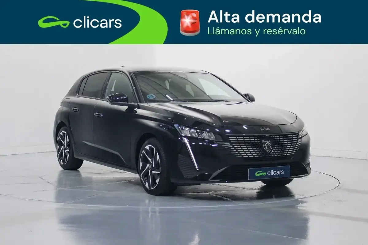 Usado Peugeot 308 Allure 130 CV (95 kW) 2024 Negro Berlina