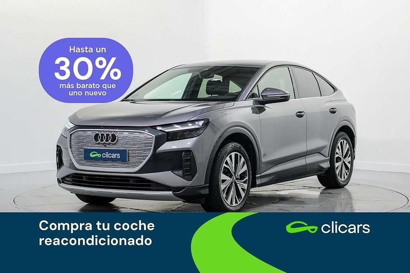 Gris Usado 2022 Audi Q4 Sportback e-tron Advanced Plus SUV | 37.290 € (Buen precio) - Imagen 1/4
