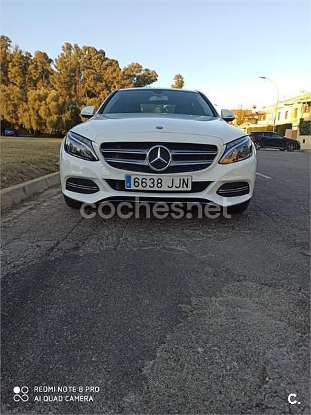 Usado Mercedes C220 Avantgarde 170 CV (125 kW) 2015 Gris / plata Berlina