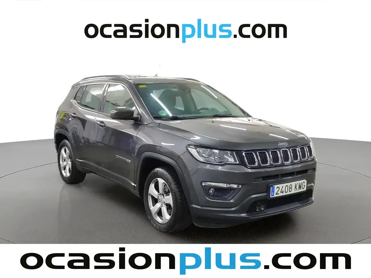 Usado Jeep Compass Longitude 120 CV (88 kW) 2018 Gris SUV