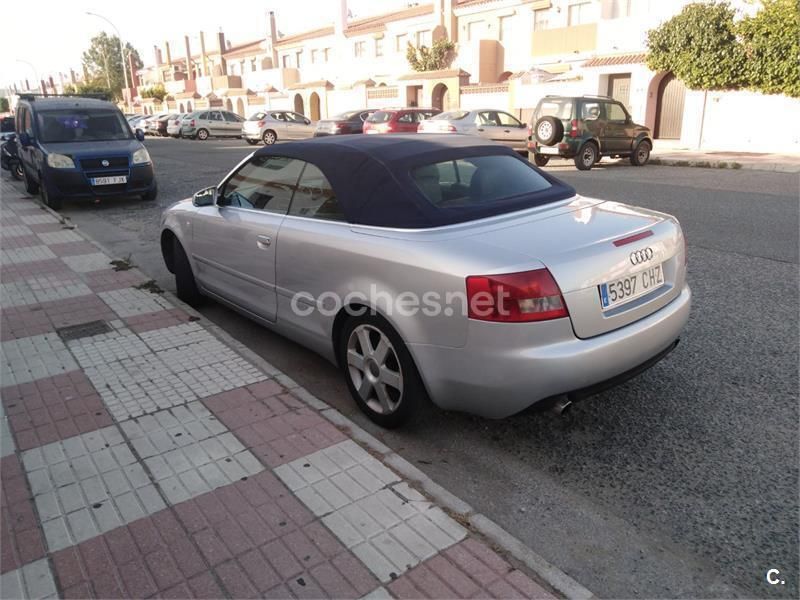 Gris / plata Usado 2003 Audi A4 Cabriolet Descapotable | 3500 € (Super precio) - Imagen 1/4
