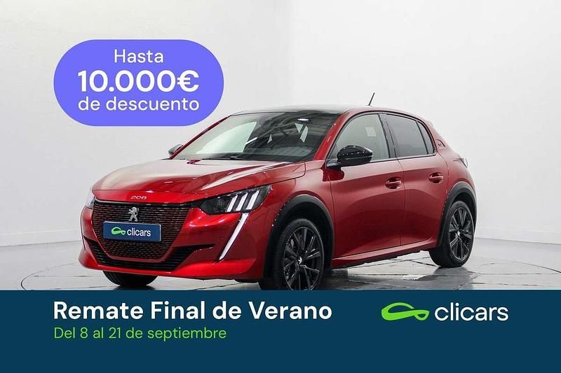 Rojo Usado 2023 Peugeot e-208 GT Utilitario | 17.290 € (Super precio) - Imagen 1/4