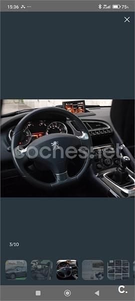 Usado Peugeot 3008 Allure 150 CV (110 kW) 2014 Gris / plata Familiar