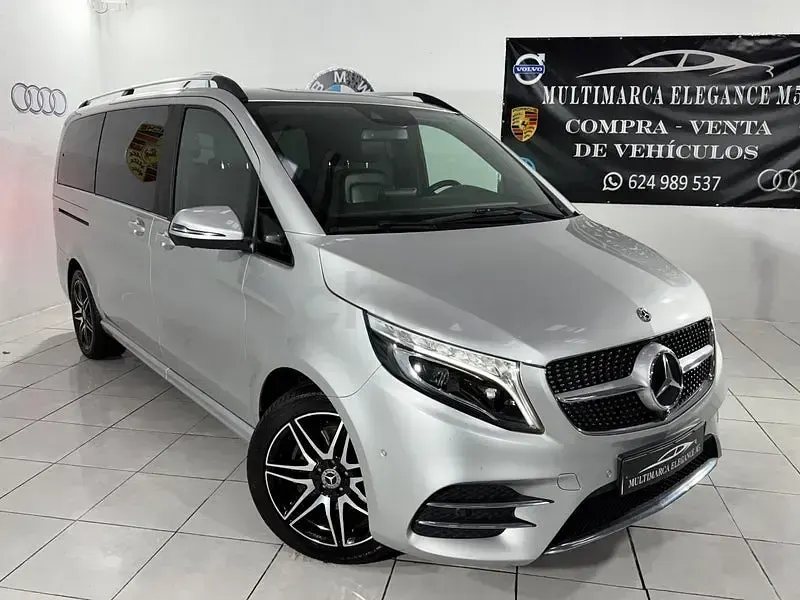 Usado Mercedes V300 Exclusive 239 CV (175 kW) 2019 Gris / plata Monovolumen
