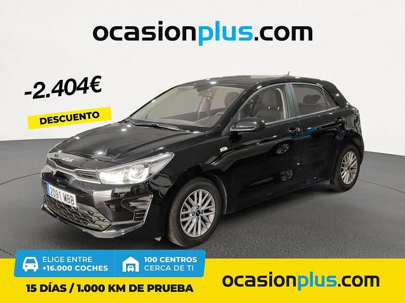 Negro Usado 2022 Kia Rio Berlina | 12.150 € (Precio justo) - Imagen 1/4