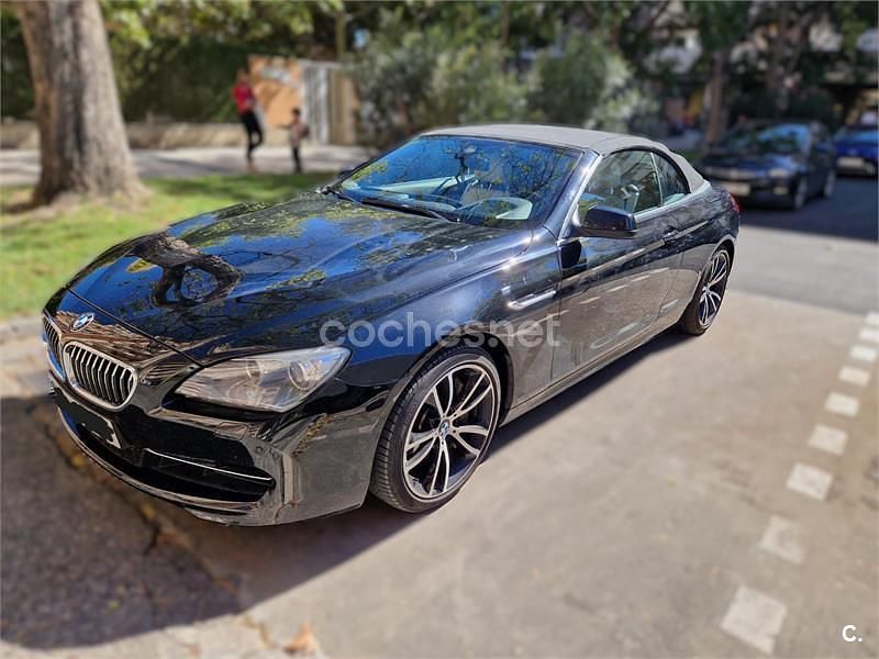 Usado BMW 640 Cabriolet 313 CV (230 kW) 2014 Negro Descapotable