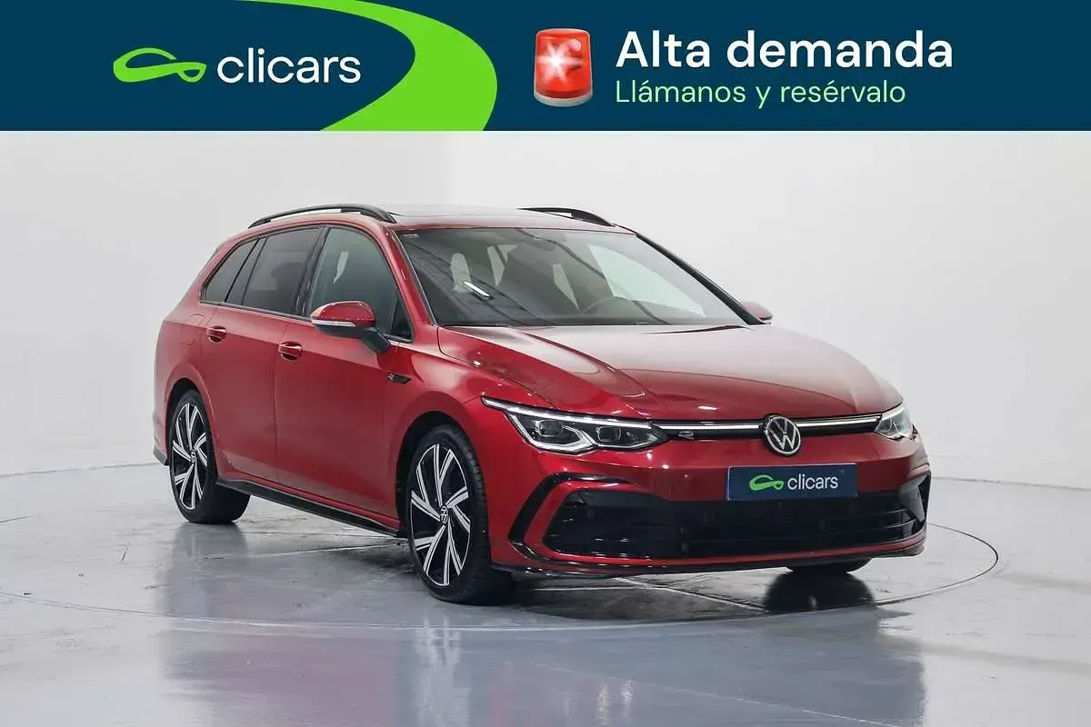 Usado VW Golf VII R-line 150 CV (110 kW) 2021 Rojo Utilitario