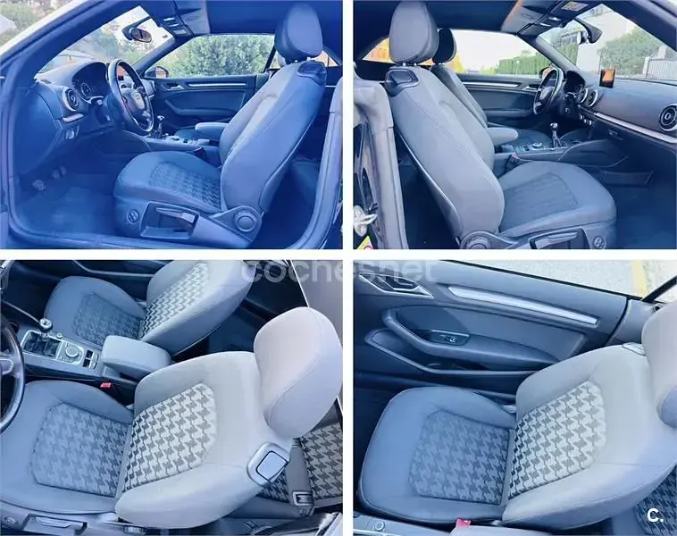 Usado Audi A3 Cabriolet 150 CV (110 kW) 2015 Negro Descapotable