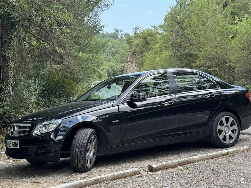 Usado Mercedes C200 Edition 136 CV (100 kW) 2009 Negro Berlina