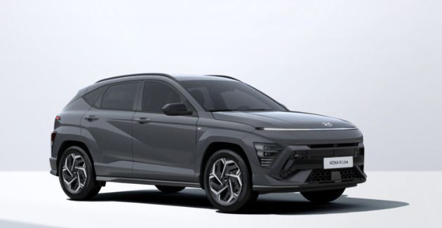Usado Hyundai Kona N Line 100 CV (73 kW) 2024 Gris SUV
