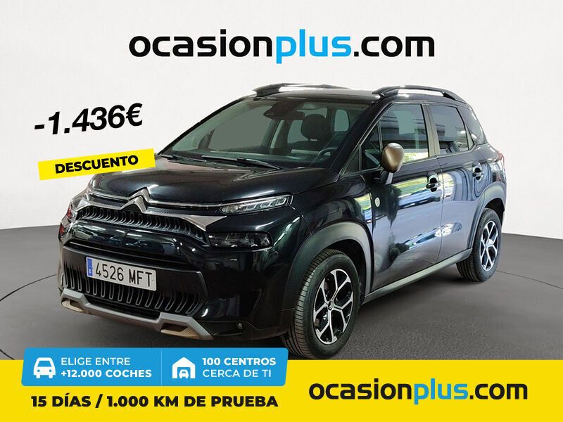 Negro Usado 2023 Citroën C3 Aircross SUV | 15.200 € (Precio justo) - Imagen 1/4