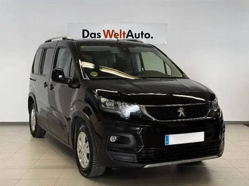 Negro Usado 2019 Peugeot Rifter Allure Monovolumen | 16.990 € (Buen precio) - Imagen 1/4