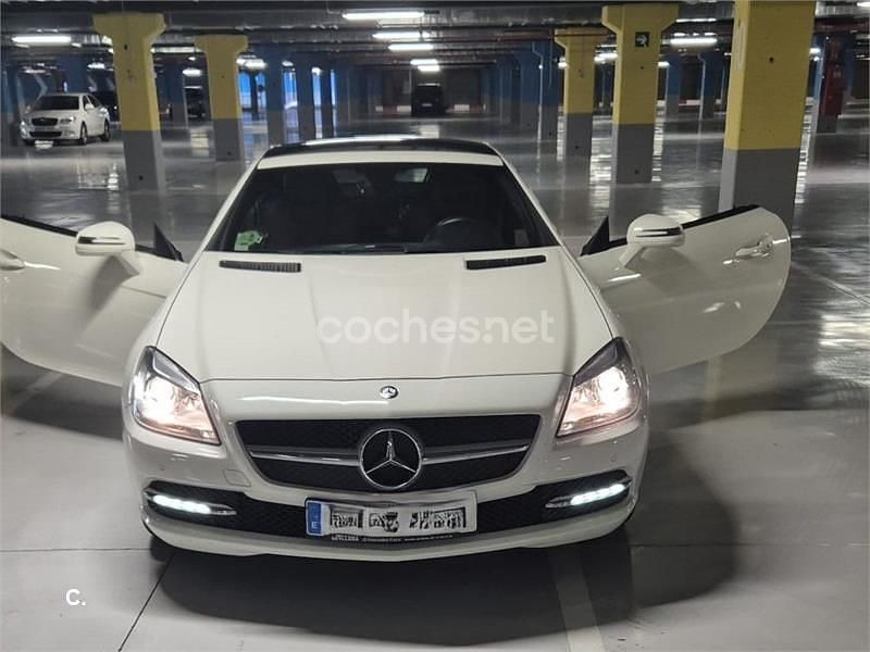Blanco Usado 2013 Mercedes SLK200 Descapotable | 18.000 € (Buen precio) - Imagen 1/4