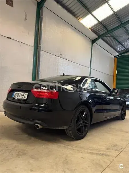 Usado Audi A5 190 CV (139 kW) 2009 Negro Coupe