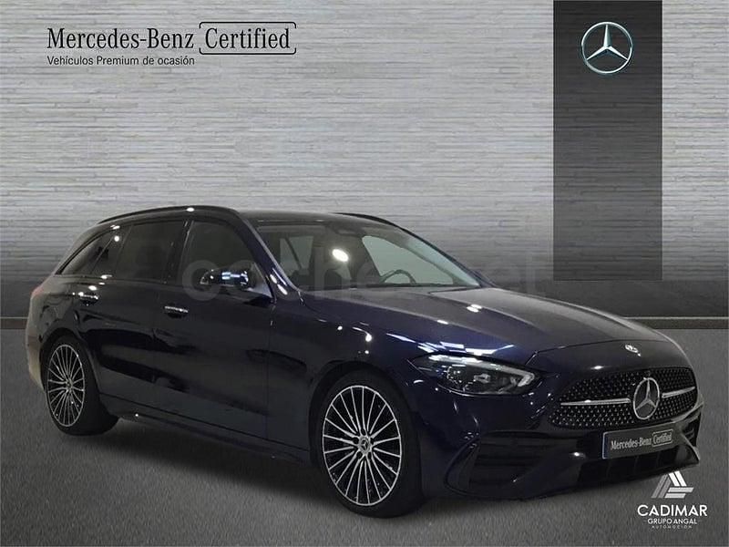 Usado Mercedes C220 200 CV (147 kW) 2021 Azul Familiar