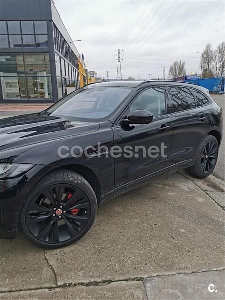 Usado Jaguar F-Pace S 300 CV (220 kW) 2016 Negro SUV