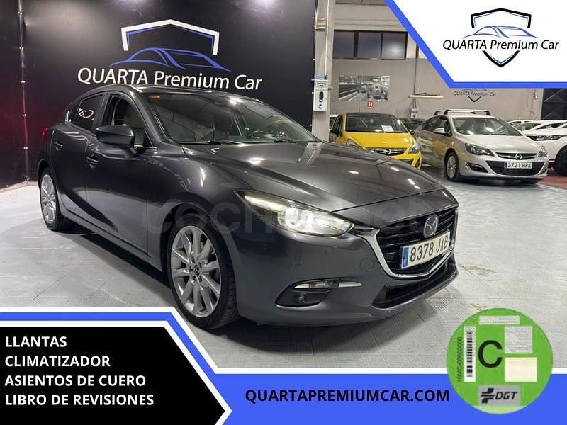 Usado Mazda 3 150 CV (110 kW) 2017 Gris / plata Berlina