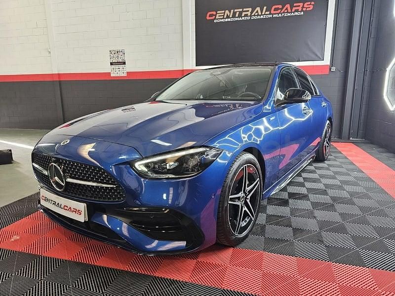 Usado Mercedes C200 163 CV (119 kW) 2022 Azul Berlina