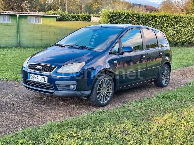 Azul Usado 2005 Ford C-MAX Ghia Monovolumen | 3490 € (Precio justo) - Imagen 1/4