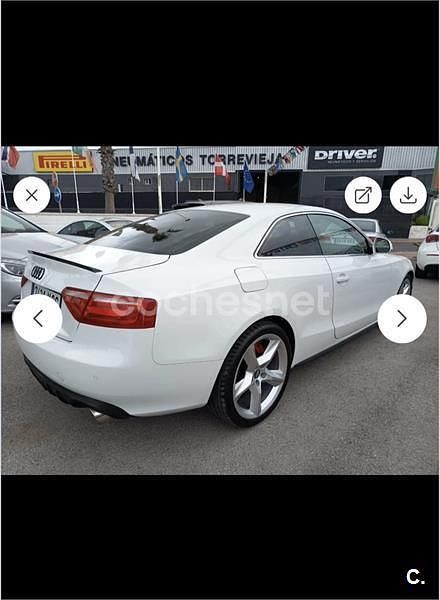 Usado Audi A5 180 CV (132 kW) 2009 Blanco Coupe