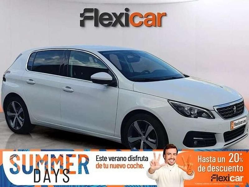 Blanco Usado 2018 Peugeot 308 Allure+ Berlina | 9090 € (Precio justo) - Imagen 1/4