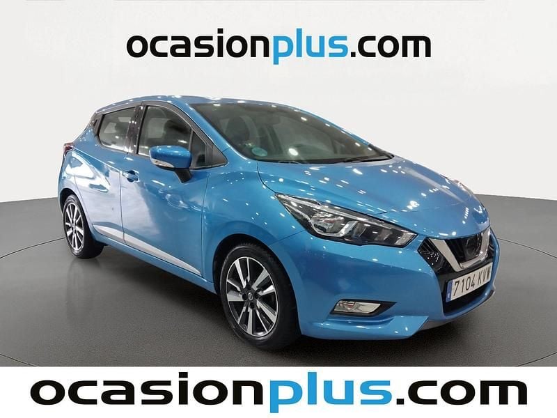 Usado Nissan Micra Acenta 90 CV (66 kW) 2019 Azul Utilitario