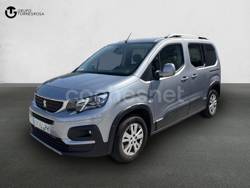 Gris / plata Usado 2021 Peugeot Rifter Allure Monovolumen | 19.900 € (Precio justo) - Imagen 1/4