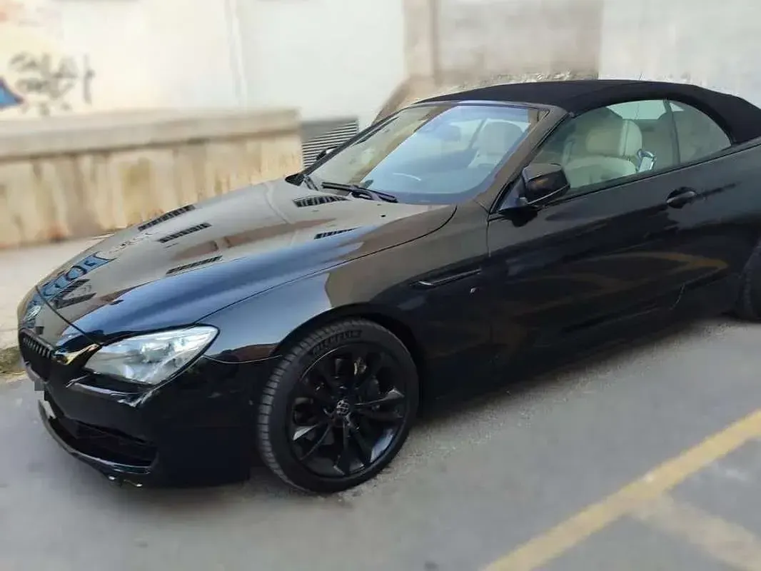 Usado BMW 640 Cabriolet 313 CV (230 kW) 2012 Negro Descapotable