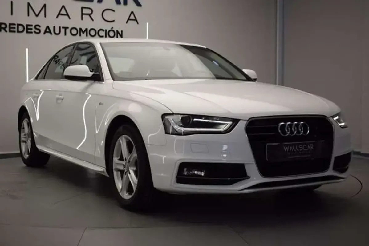 Usado Audi A4 S-Line 150 CV (110 kW) 2014 Blanco Berlina