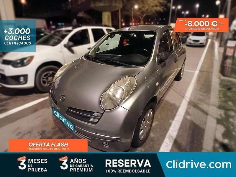 Gris Usado 2006 Nissan Micra Visia Utilitario | 3990 € (Precio justo) - Imagen 1/3