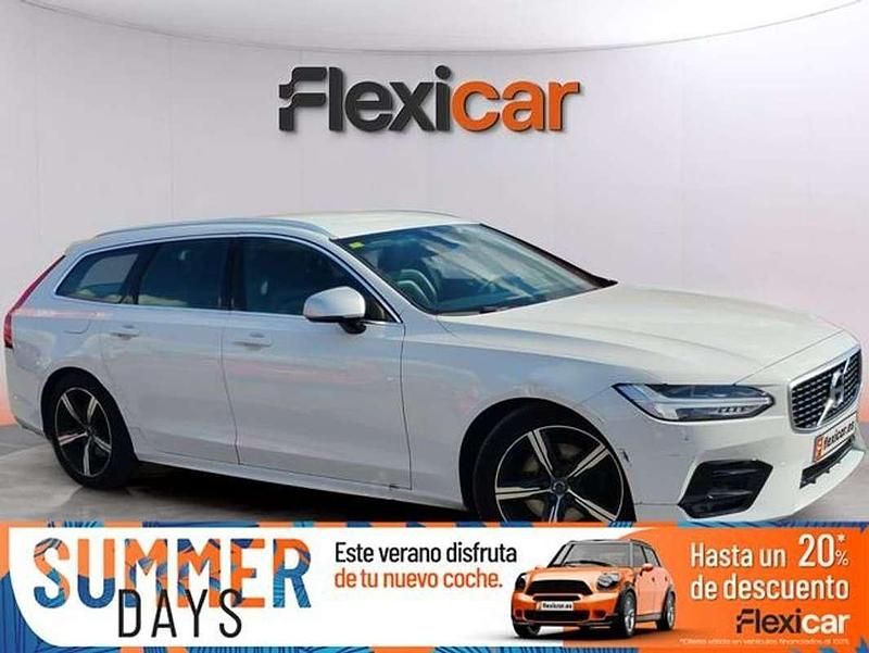 Blanco Usado 2020 Volvo V90 R-Design Familiar | 22.690 € (Precio justo) - Imagen 1/4