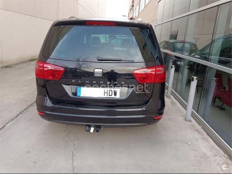 Usado Seat Alhambra Ecomotive 170 CV (125 kW) 2011 Negro Monovolumen