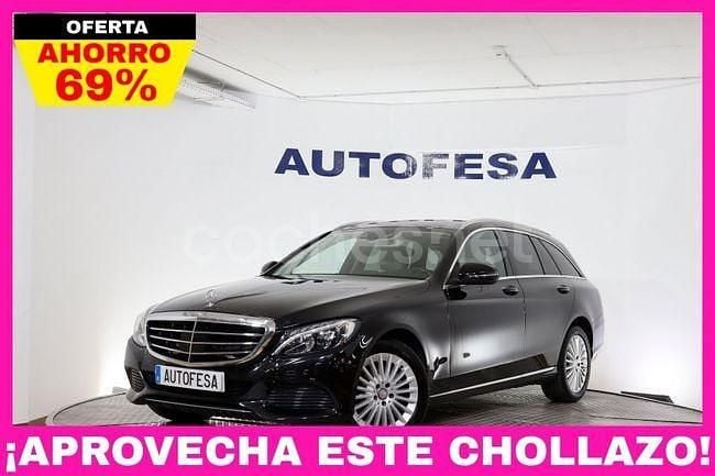 Negro Usado 2016 Mercedes C220 Familiar | 16.950 € (Super precio) - Imagen 1/4