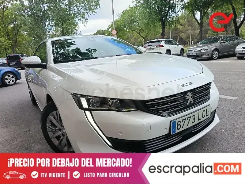 Usado Peugeot 508 Business-Line 130 CV (95 kW) 2019 Blanco Berlina