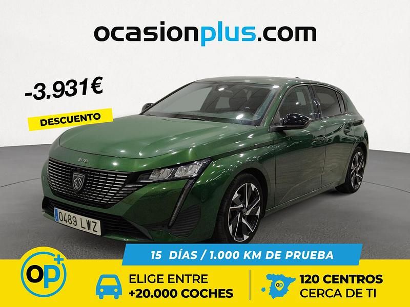 Verde Usado 2022 Peugeot 308 Allure Berlina | 16.190 € (Precio justo) - Imagen 1/4
