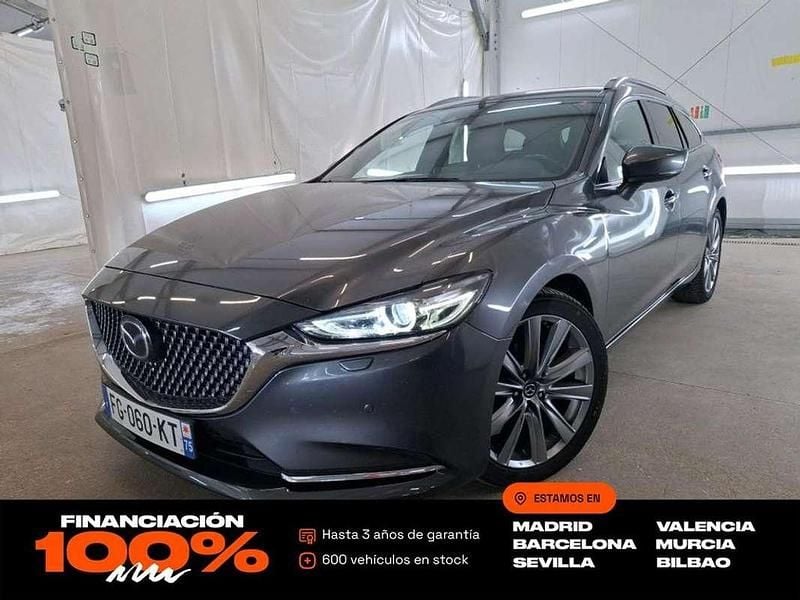 Gris Usado 2019 Mazda 6 Signature Familiar | 15.850 € (Precio justo) - Imagen 1/4