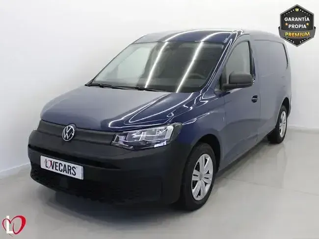 Käytetty VW Caddy 102 HP (75 kW) 2021 Sininen Tila-auto