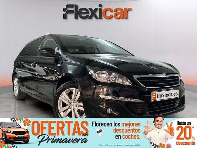 Usado Peugeot 308 SW Access 130 CV (95 kW) 2017 Negro Familiar