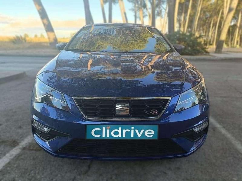 Usado Seat Leon FR 150 CV (110 kW) 2018 Azul Utilitario