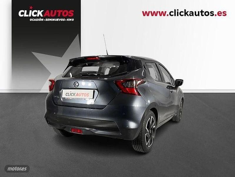 Usado Nissan Micra Acenta 92 CV (67 kW) 2021 Gris Utilitario