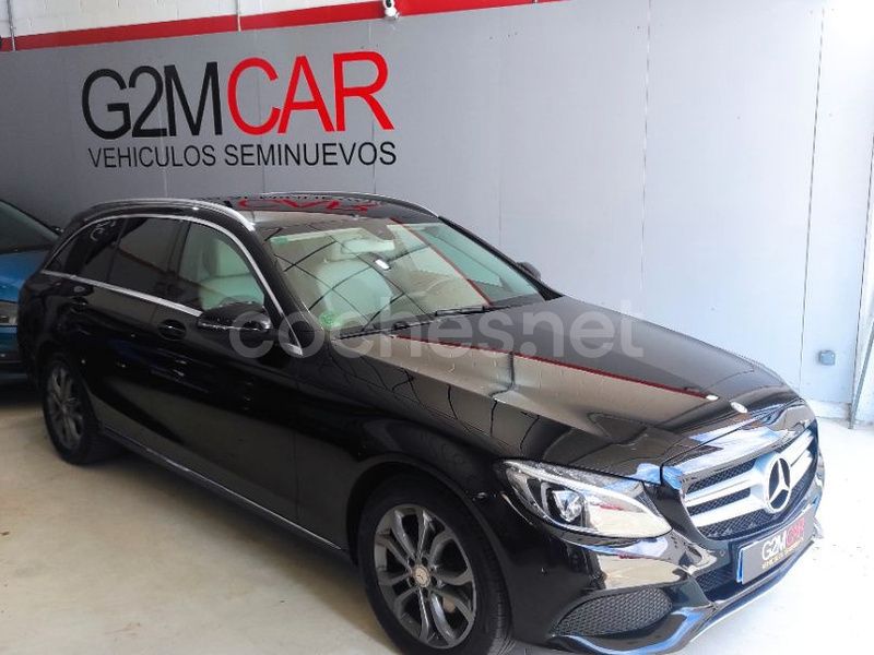 Usado Mercedes C220 Avantgarde 170 CV (125 kW) 2016 Negro Familiar