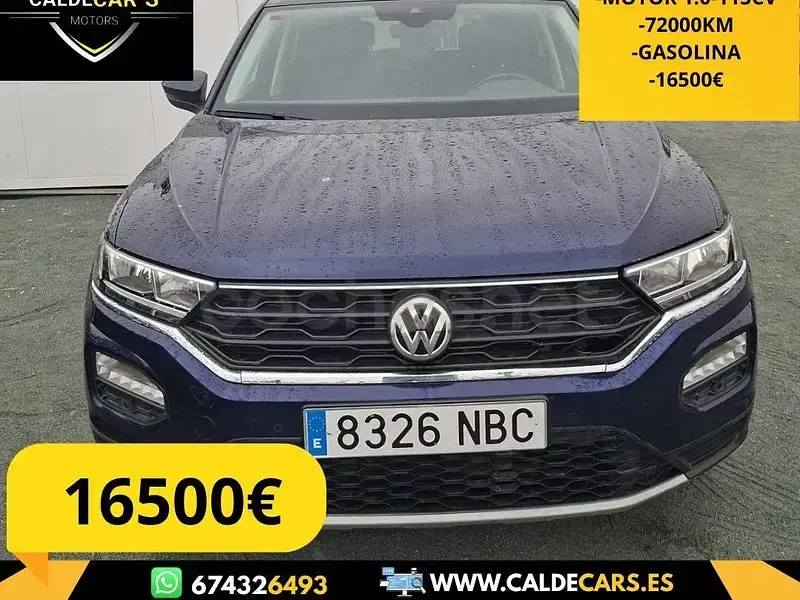 Usado VW T-Roc Advance 115 CV (84 kW) 2020 Azul SUV